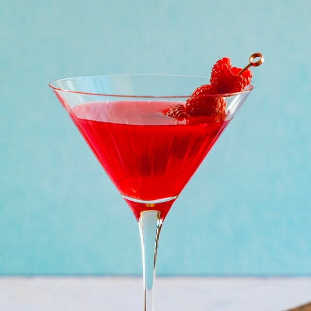 Valentine's Day Strawberry Martini - The Boozy Ginger