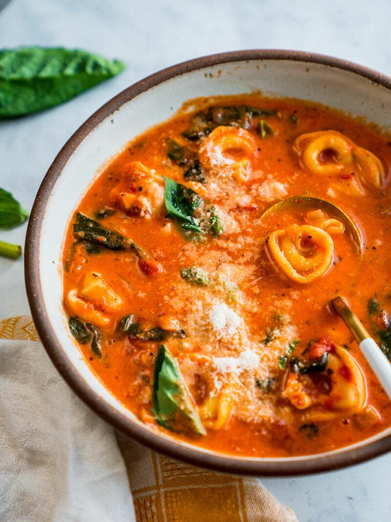 Tortellini soup