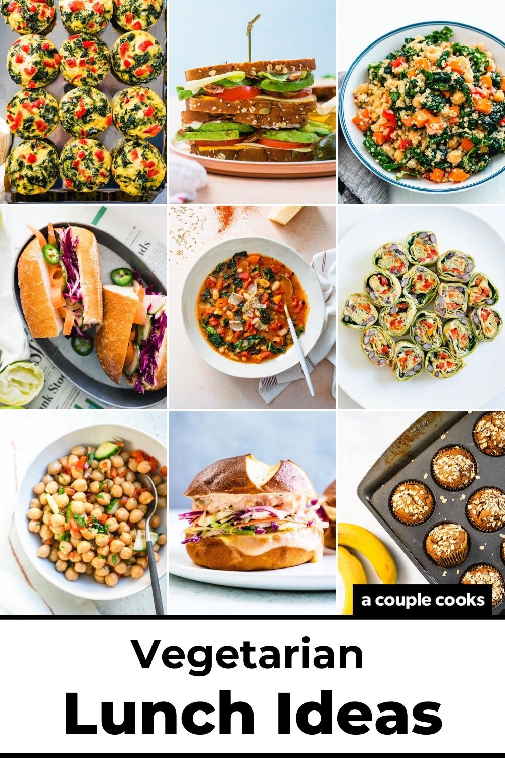 30 Vegetarian Lunch Ideas – A Couple Cooks