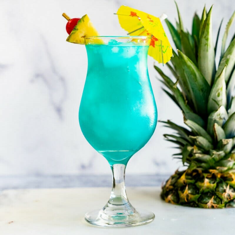 THE Blue Hawaii Drink – A Couple Cooks