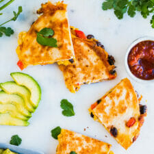 Quick Breakfast Quesadilla-image