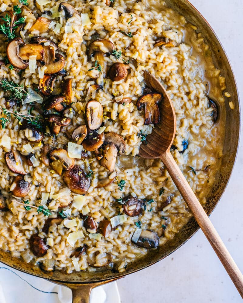 Mushroom risotto