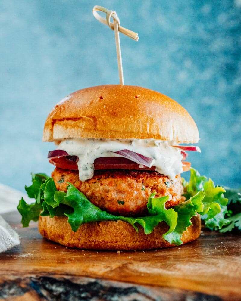 Salmon Burgers – A Couple Cooks