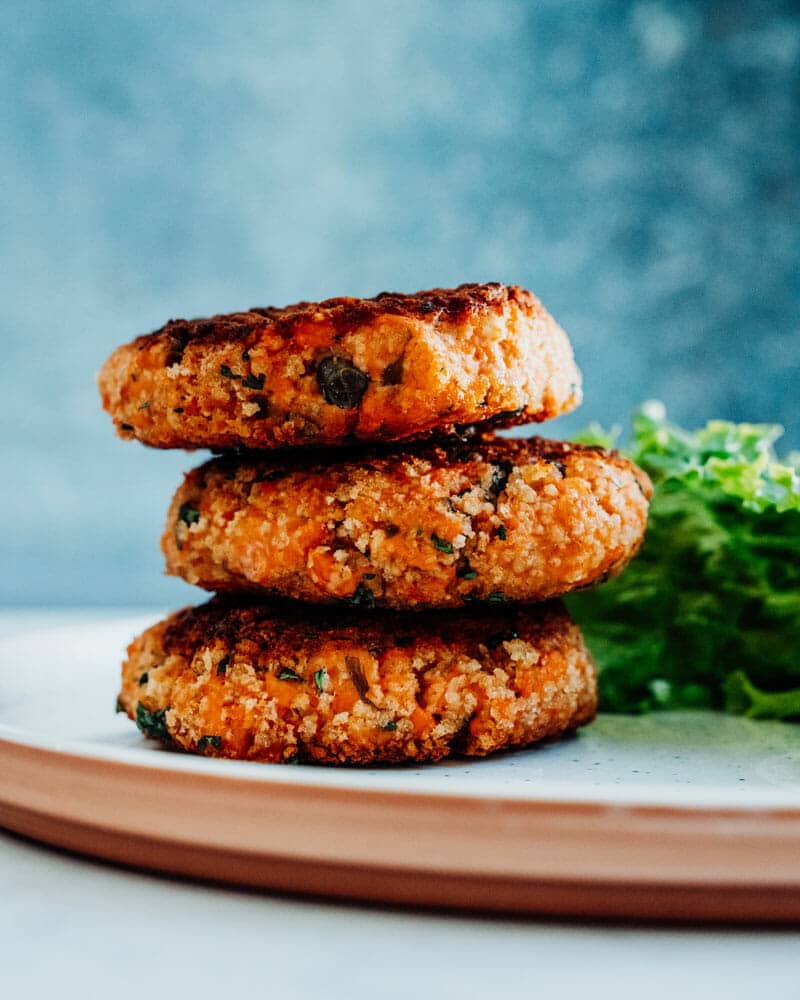 Salmon burger recipe