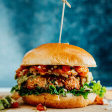Salmon Burger Toppings-image