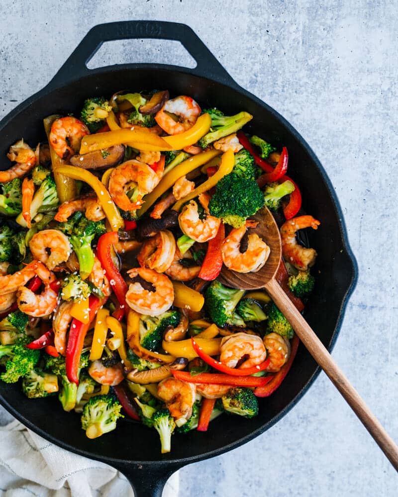 Shrimp stir fry recipe