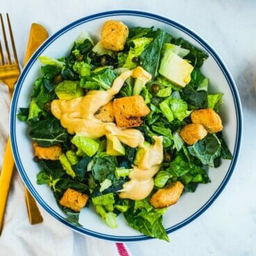 Vegan caesar salad