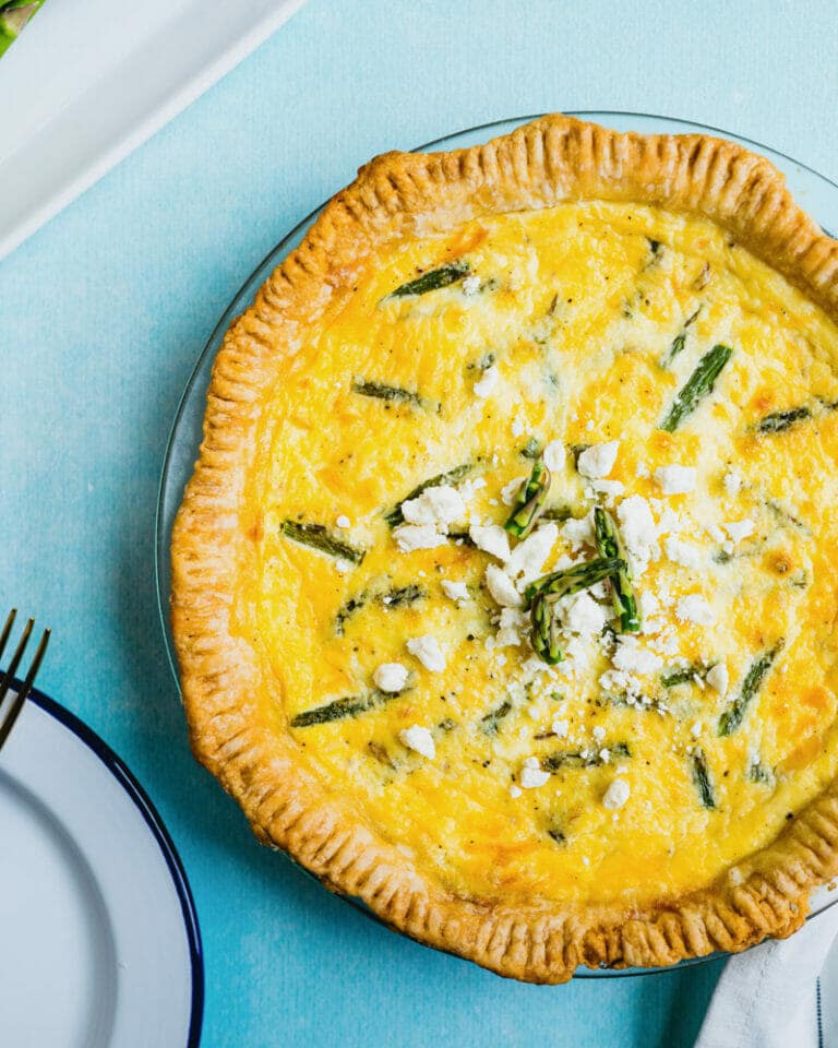 Classic Asparagus Quiche A Couple Cooks