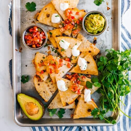 Quesadillas in the Oven! A Couple Cooks