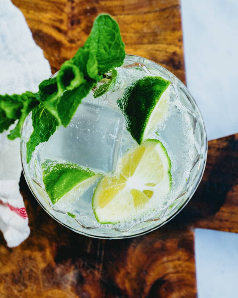 Lemon Mojito Mocktail Recipe - Lettuce Veg Out