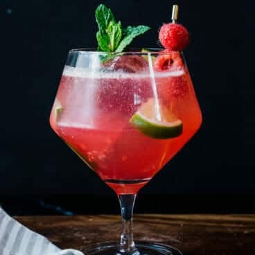 Raspberry mojito