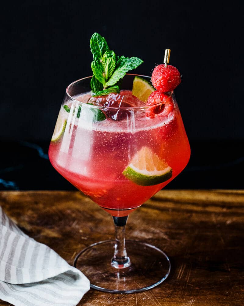  Mojito aux framboises 