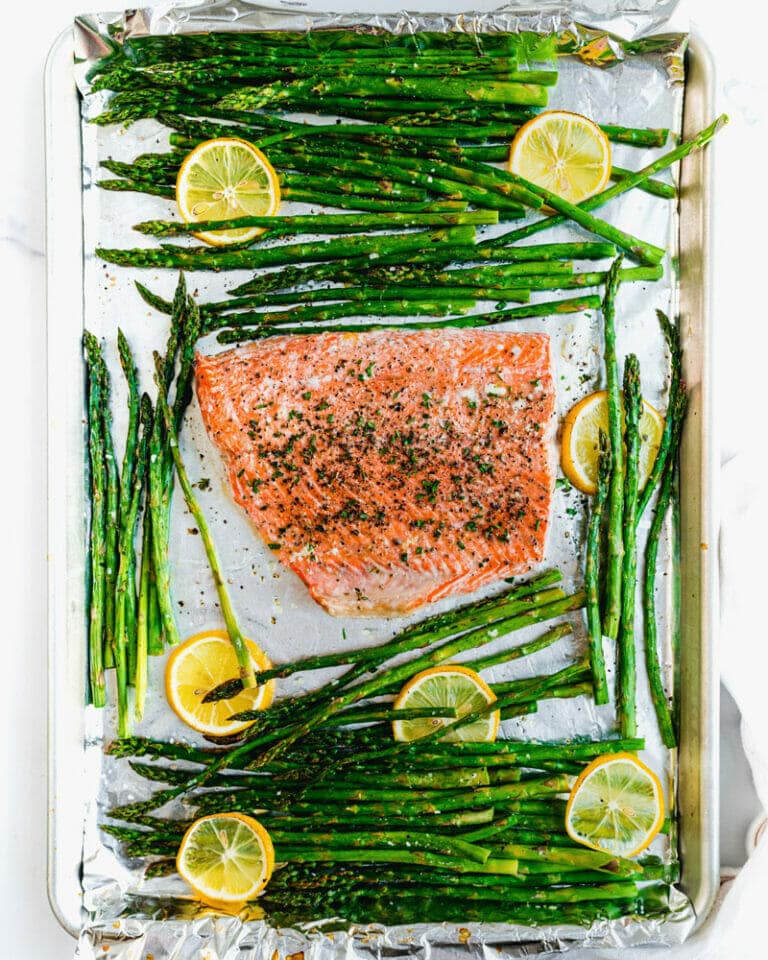 Salmon and Asparagus (Sheet Pan Meal!) A Couple Cooks