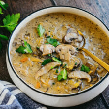 Vegan Mushroom Soup-image