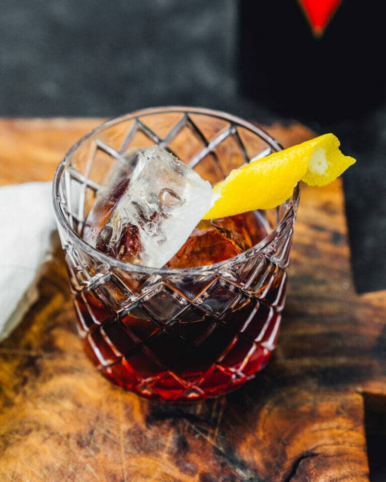 Bitter Giuseppe (Cynar Manhattan) A Couple Cooks