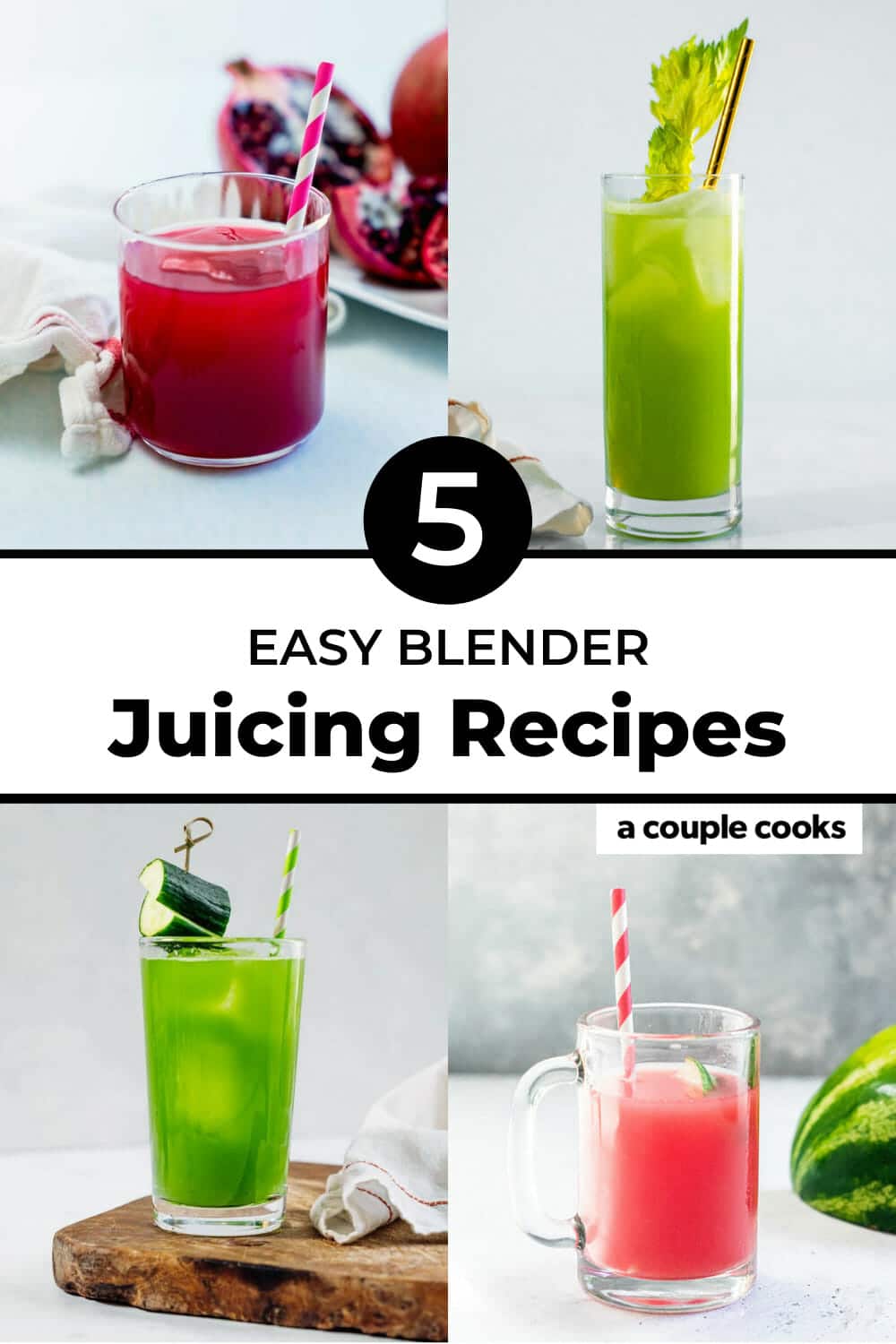 6 Easy Juicing Recipes A Couple Cooks