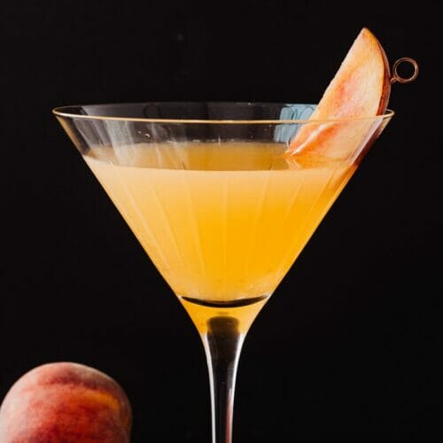 Perfect Peach Martini A Couple Cooks