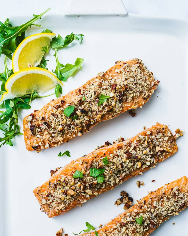 Pecan crusted salmon