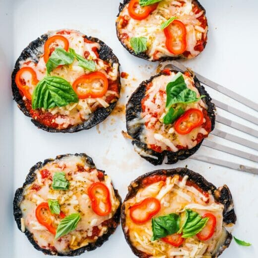 Easy Portobello Mushroom Pizza A Couple Cooks