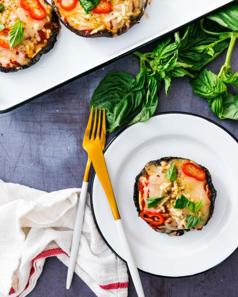 Easy Portobello Mushroom Pizza – A Couple Cooks