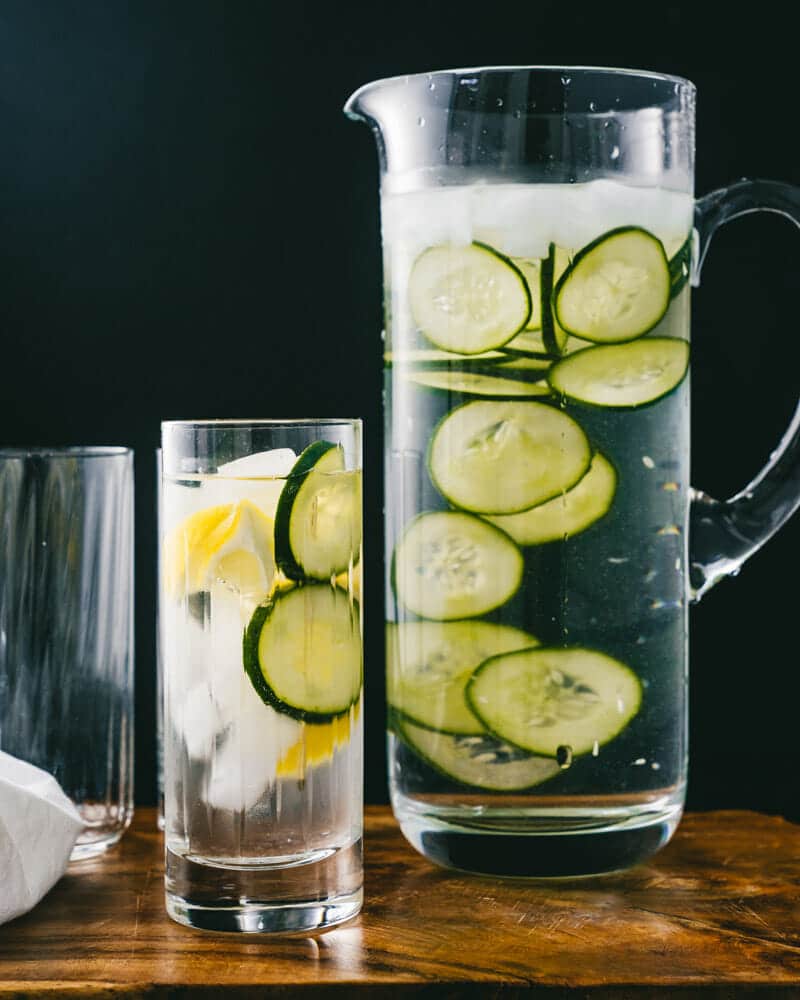 Cucumber Water A Couple Cooks