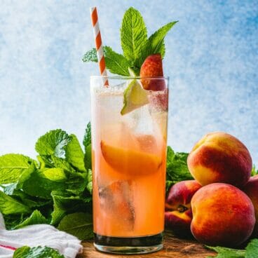 Peach mojito