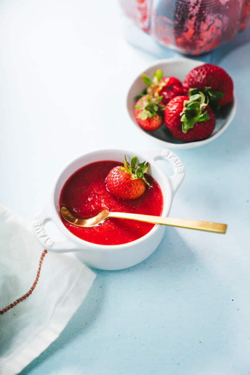 How To Make Strawberry Puree - Creative Nourish