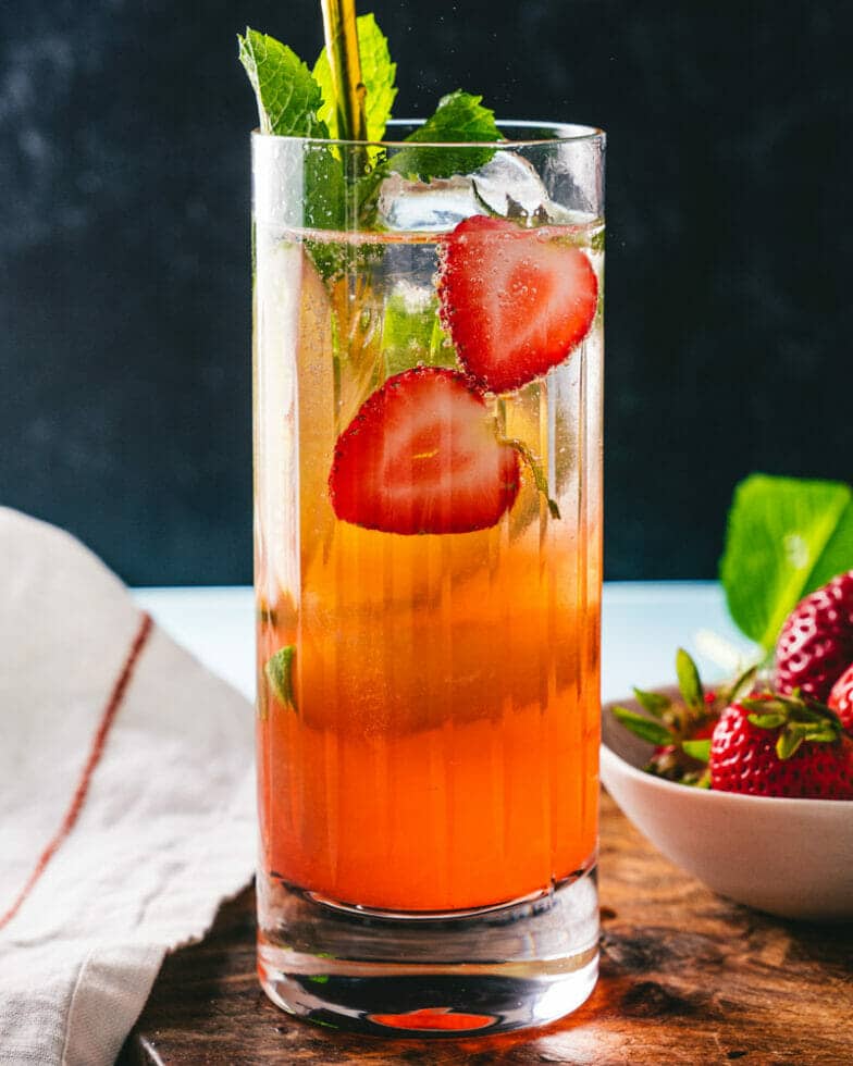 Strawberry Vodka Cocktail A Couple Cooks