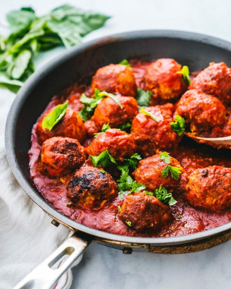 Easy Vegan Meatballs A Couple Cooks Vegan Meatballs 007 784x980 