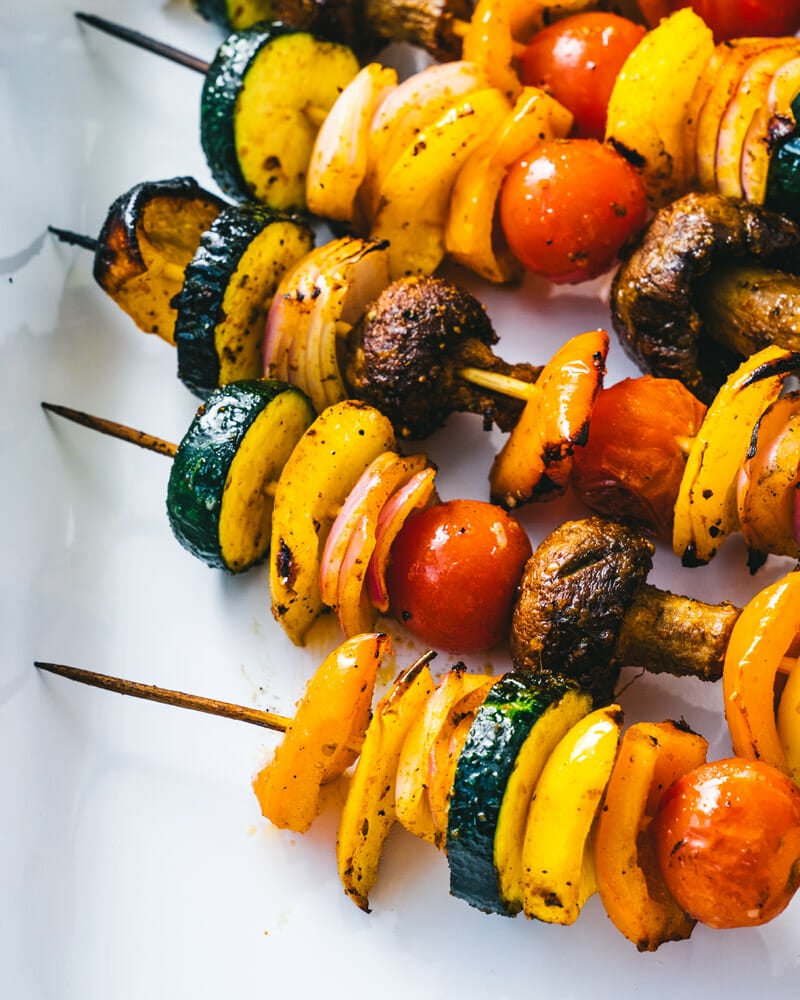 Grilled Veggie Skewers - The Culinary Compass