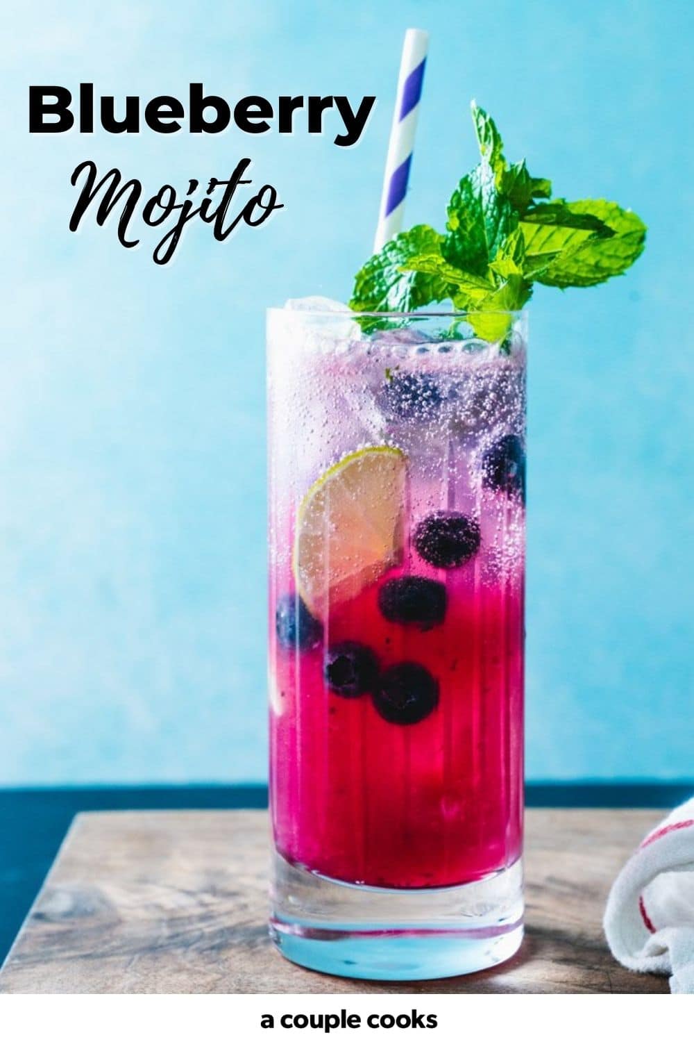 Blueberry Mojito A Couple Cooks