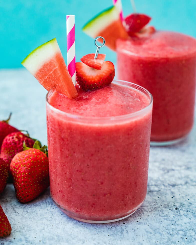 Strawberry Watermelon Smoothie A Couple Cooks