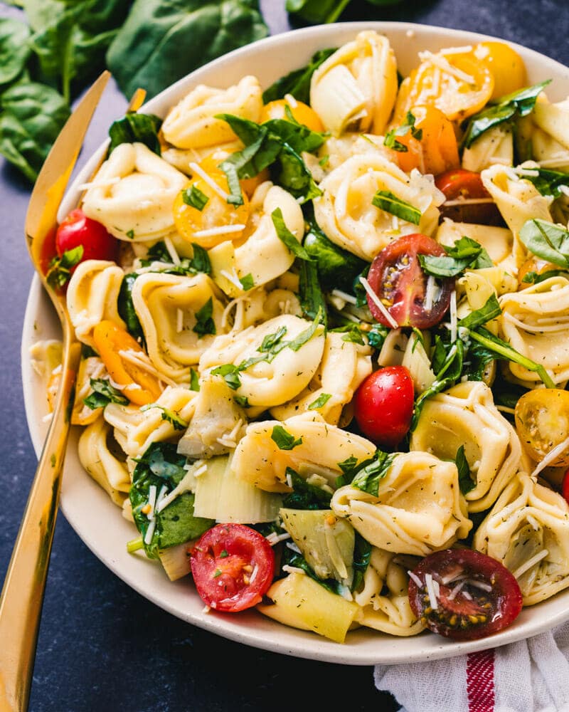 Easy Tortellini Salad – A Couple Cooks