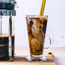 French Press Iced Coffee -image