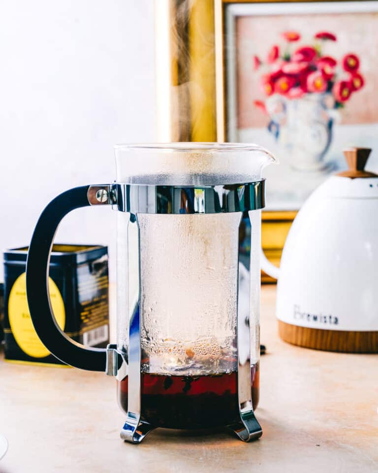 French Press Tea A Couple Cooks