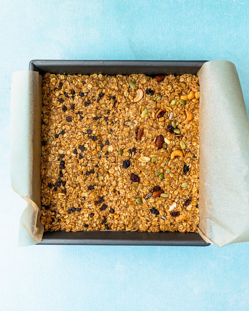 Homemade granola bars