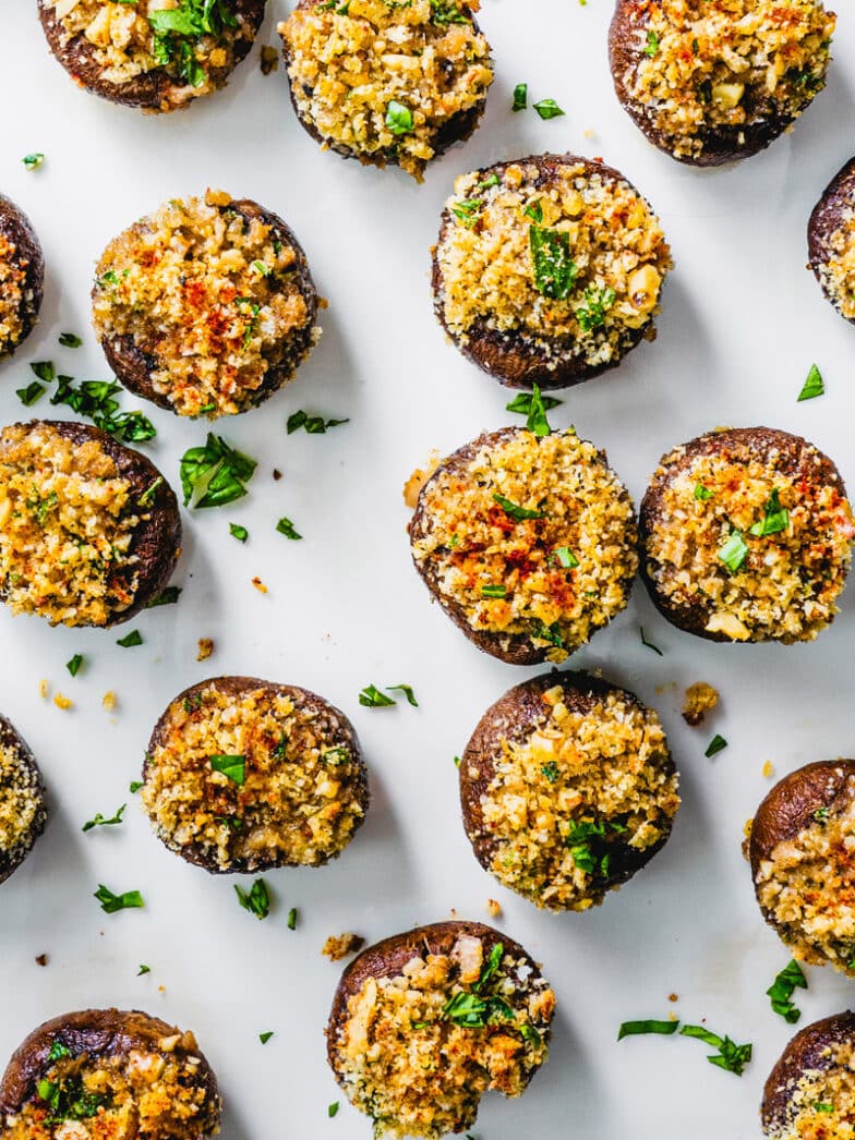 Easy Stuffed Mushrooms – A Couple Cooks