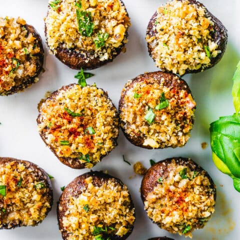 Easy Stuffed Mushrooms – A Couple Cooks