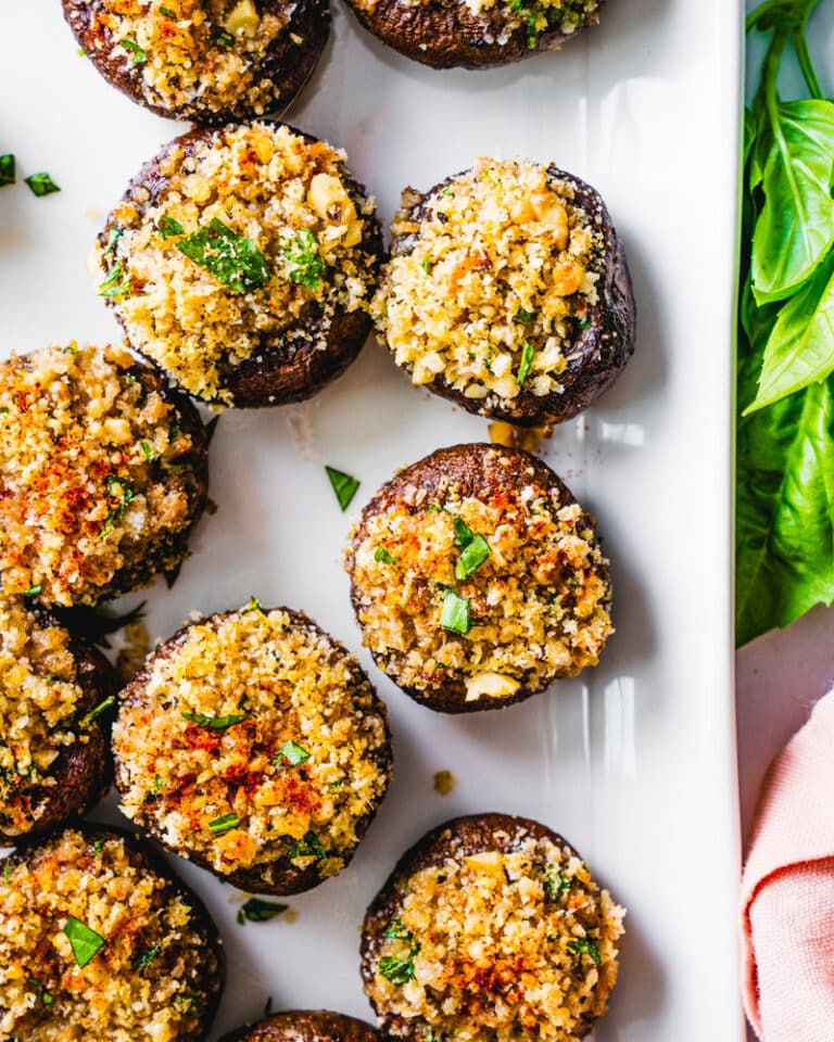 Easy Stuffed Mushrooms – A Couple Cooks