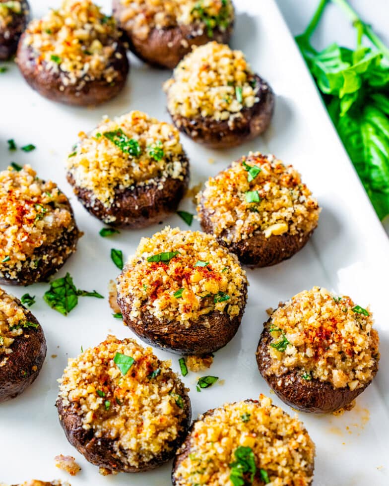 Easy Stuffed Mushrooms – A Couple Cooks