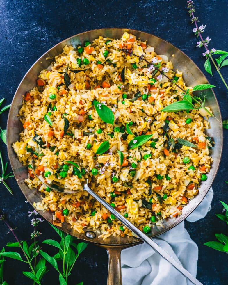 Thai Basil Fried Rice A Couple Cooks