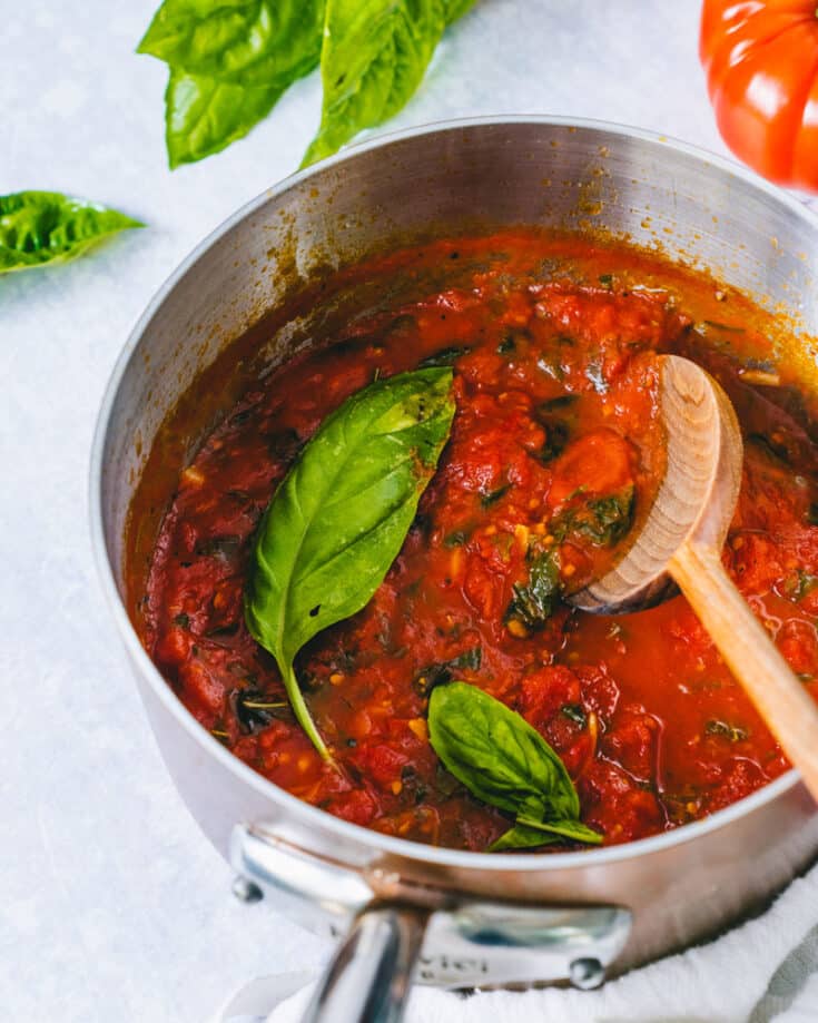 Quick Tomato Basil Sauce A Couple Cooks Quick Tomato Basil Sauce A Couple Cooks