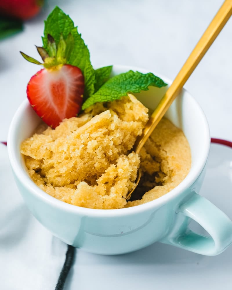 Vanilla Mug Cake  - Tastes Better From Scratch