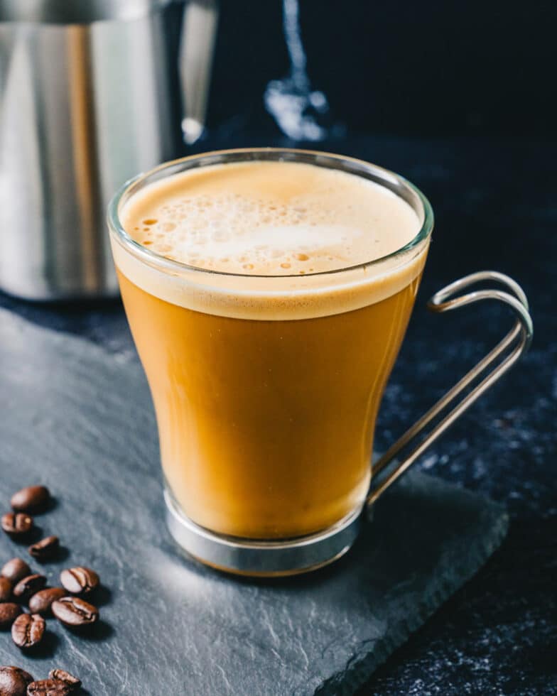 Almond Milk Coffee (Hot & Iced) A Couple Cooks