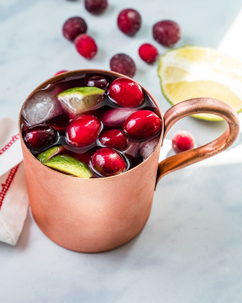 Cranberry Moscow Mule