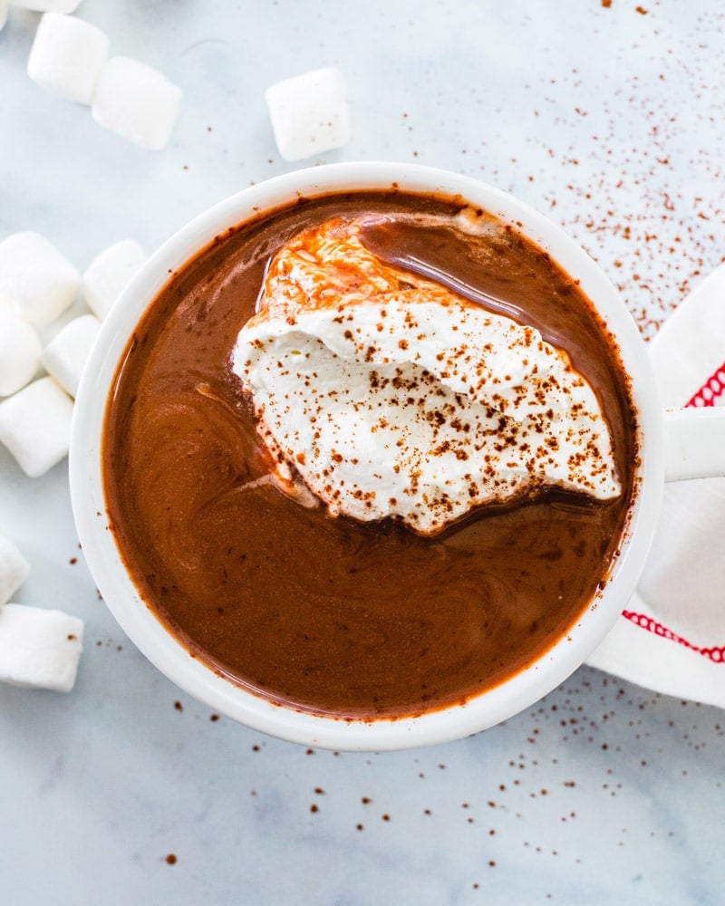 Instant Pot Hot Cocoa with 4 Flavor Variations