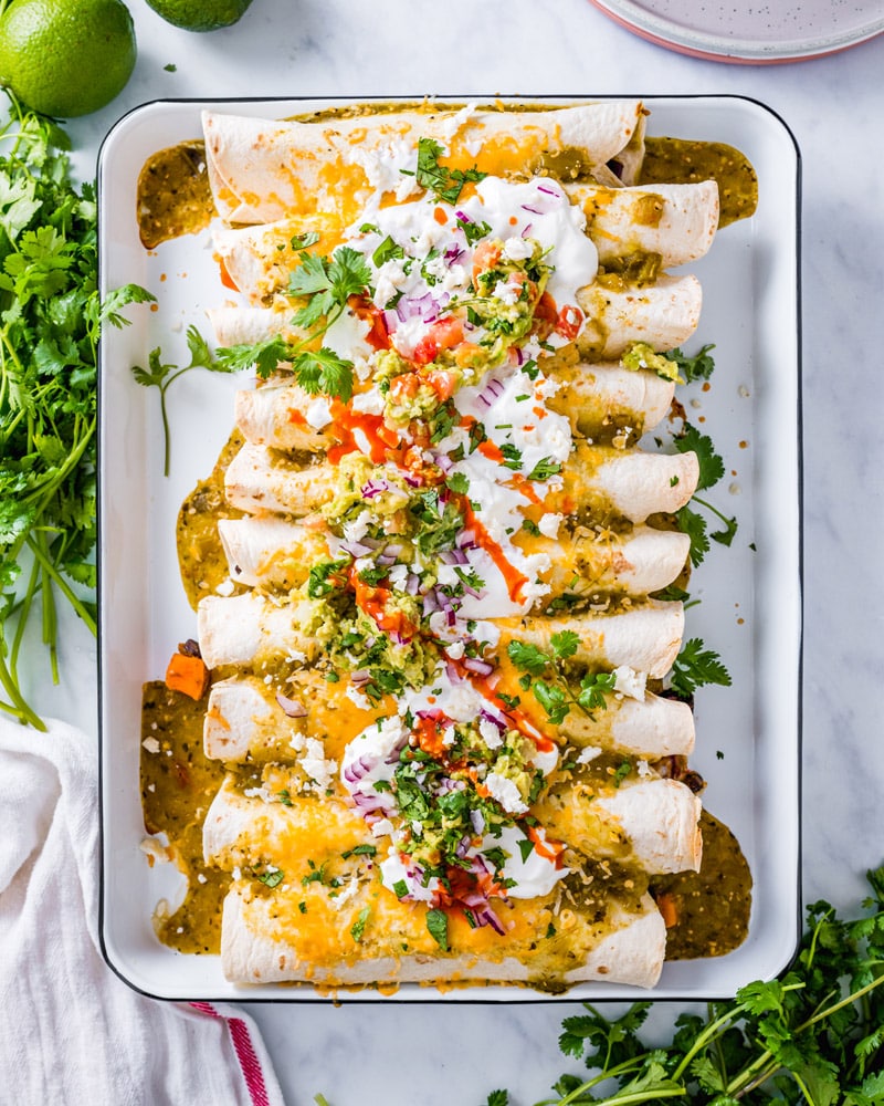 Sweet Potato Enchiladas