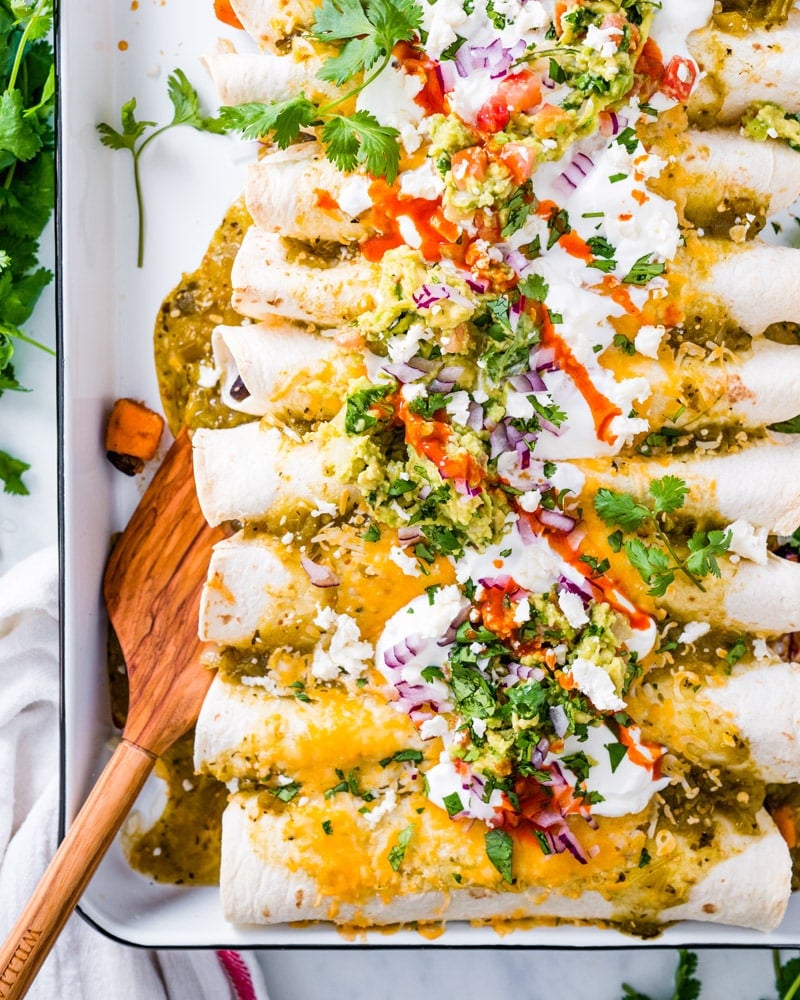 Sweet Potato Enchiladas