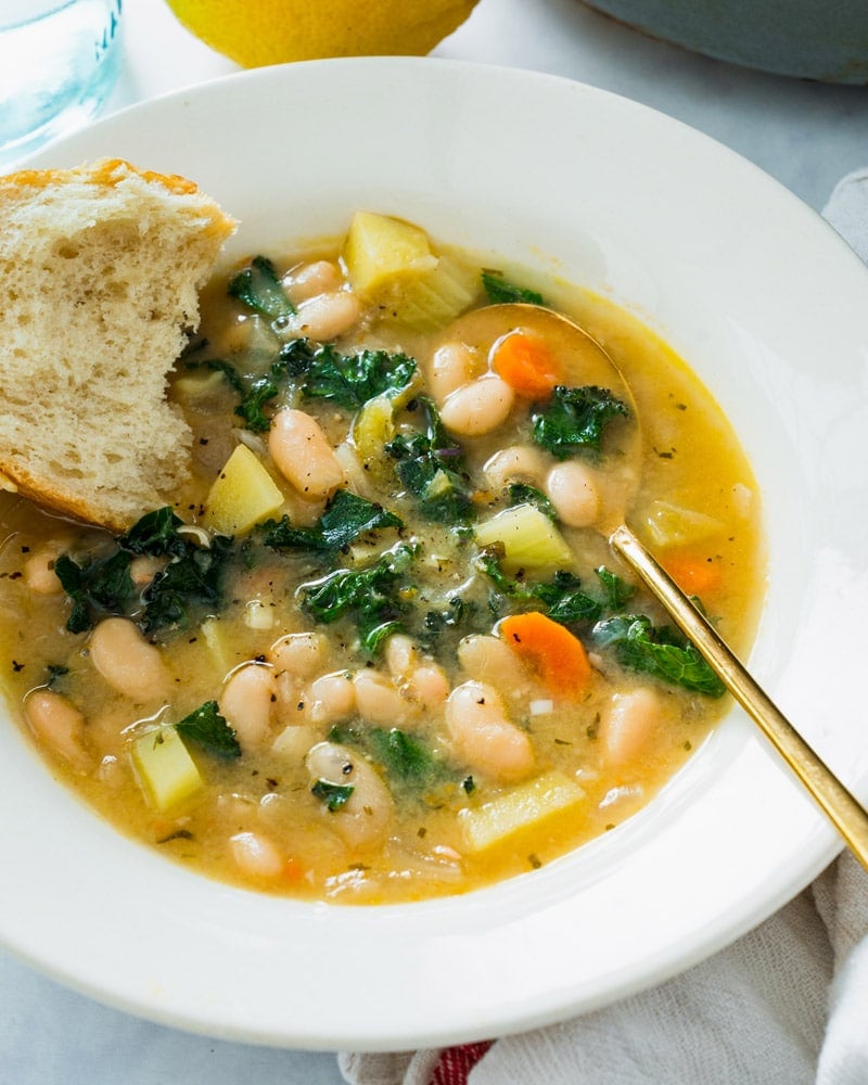 Cozy White Bean Soup – A Couple Cooks