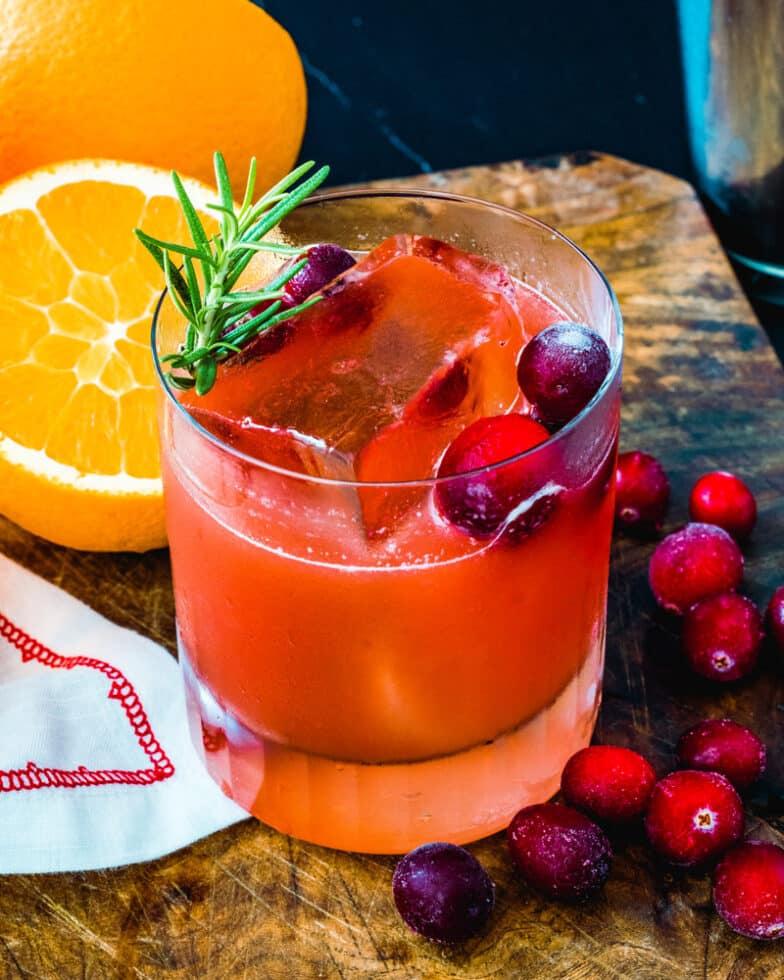 Cranberry Bourbon Cocktail A Couple Cooks